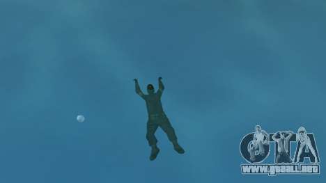 Posibilidad de nadar con nueva animación para GTA Vice City