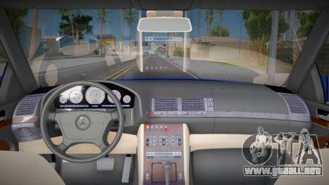 Mercedes-Benz W140 Onion para GTA San Andreas
