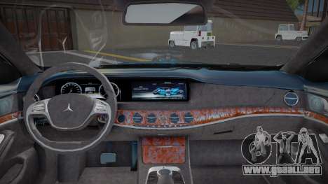 Mercedes-Benz S class w222 Jobo para GTA San Andreas