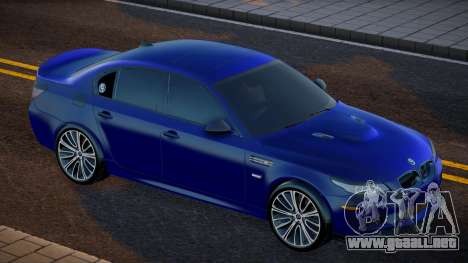 BMW M5 E60 Blue 1 para GTA San Andreas