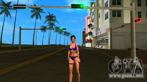 Lara Croft Blue Bikini para GTA Vice City