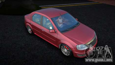 Renault Logan Red para GTA San Andreas