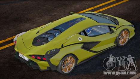 Lamborghini Sian Yellow para GTA San Andreas