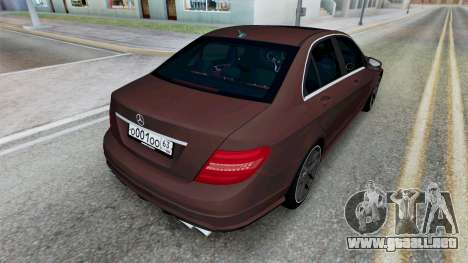 Mercedes-Benz C 63 AMG (W204) Cowboy para GTA San Andreas