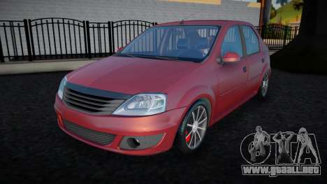 Renault Logan Red para GTA San Andreas