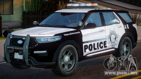 2020 Ford Explorer LVMPD para GTA San Andreas