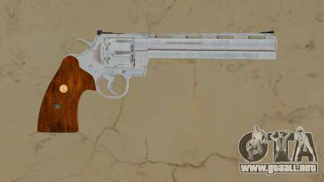 Colt Python 8 inch wood grips para GTA Vice City