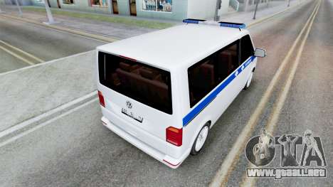 Volkswagen Multivan Police (T6) para GTA San Andreas