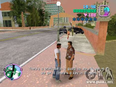 Nueva misión Mod Revenge para GTA Vice City