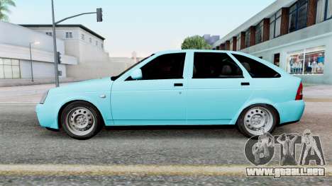 Lada Priora (2172) Sky Blue para GTA San Andreas