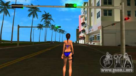 Lara Croft Blue Bikini para GTA Vice City