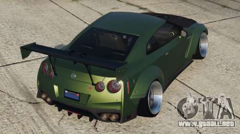 Nissan GT-R Wide Body (R35) Green Pea