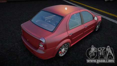 Renault Logan Red para GTA San Andreas