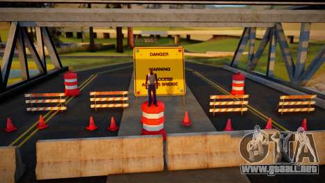 Proper Roadblock Collision para GTA San Andreas