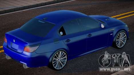 BMW M5 E60 Blue 1 para GTA San Andreas