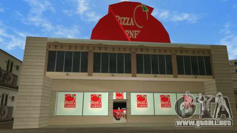 Pizza Corner shop mod v.1 para GTA Vice City