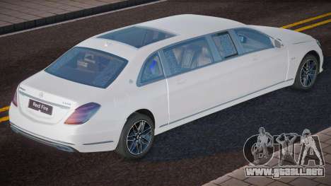 Maybach S650 Pullman White para GTA San Andreas