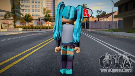 Roblox Hatsune Miku para GTA San Andreas