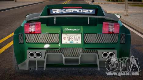[NFS Most Wanted] Lamborghini Gallardo D-Spec para GTA San Andreas