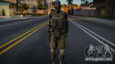 Metal Gear Solid V The Phantom Pain Masked Olive para GTA San Andreas