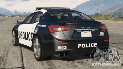 Maserati Ghibli Police 2014