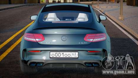 Mercedes-Benz C63s AMG Devo para GTA San Andreas