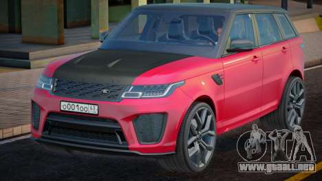 Range Rover Sport SVR Red para GTA San Andreas