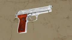 Beretta stainless steel with wood grips para GTA Vice City