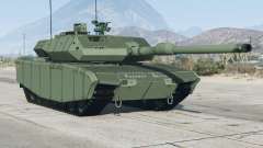 Leopard 2A7plus Ceniza encalada para GTA 5