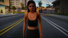 Black Outfit Girl para GTA San Andreas