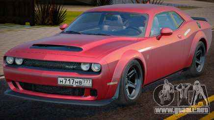 Dodge Challenger SRT Demon Jobo para GTA San Andreas