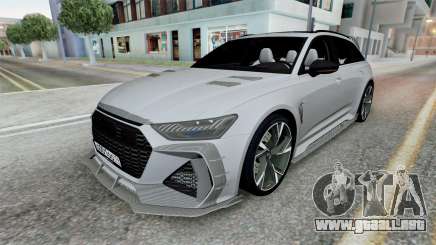 Audi RS 6 Avant (C8) French Gray para GTA San Andreas