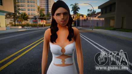 Girl White Dress para GTA San Andreas