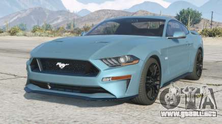 Ford Mustang GT 2018 Cadet Blue para GTA 5