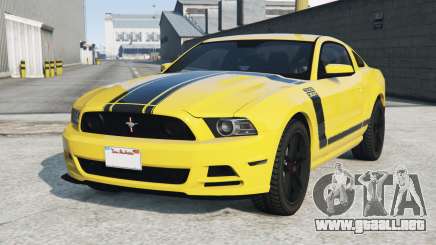 Ford Mustang Boss 302 2013 Ripe Lemon para GTA 5