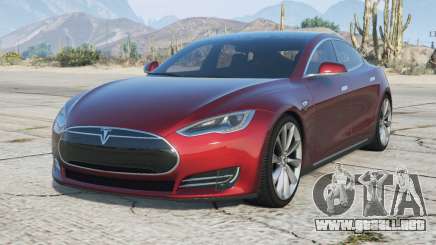 Tesla Model S Claret para GTA 5