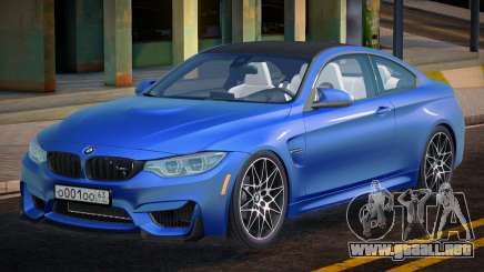 BMW M4 F82 Blue para GTA San Andreas