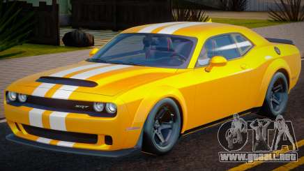 Dodge Challenger Yellow para GTA San Andreas