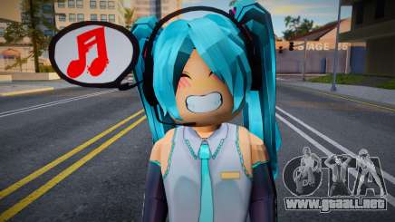 Roblox Hatsune Miku para GTA San Andreas