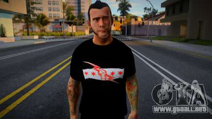 CM Punk Skin (2013) v1 para GTA San Andreas