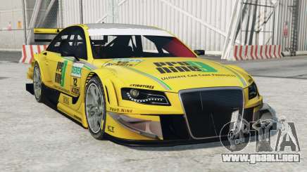 Audi A4 DTM (B8) 2011 Lightning Yellow para GTA 5