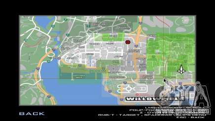 Nombres de calles y barrios para cualquier mapa de SA (256) para GTA San Andreas