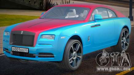 Rolls-Royce Wraith Onion para GTA San Andreas