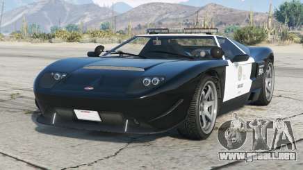 Vapid Bullet GT Police Eerie Black para GTA 5