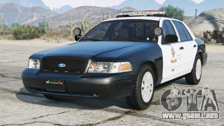Ford Crown Victoria LAPD Eerie Black para GTA 5