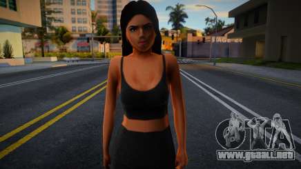 Black Outfit Girl para GTA San Andreas