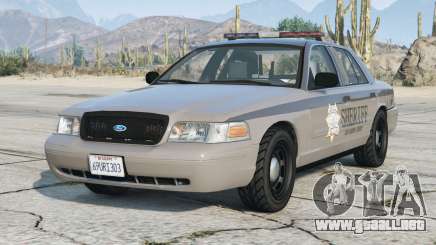 Ford Crown Victoria Sheriff Grullo para GTA 5