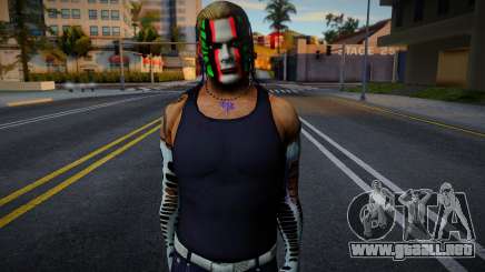 Jeff Hardy 2009 Facepaint para GTA San Andreas