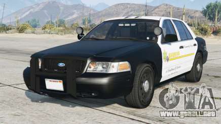 Ford Crown Victoria Departamento del Sheriff de Los Ángeles para GTA 5