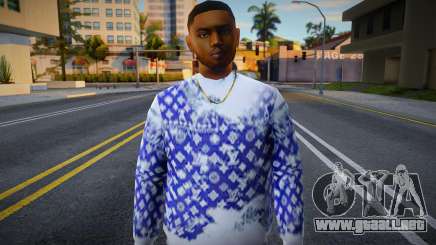 Skin white outfit man para GTA San Andreas